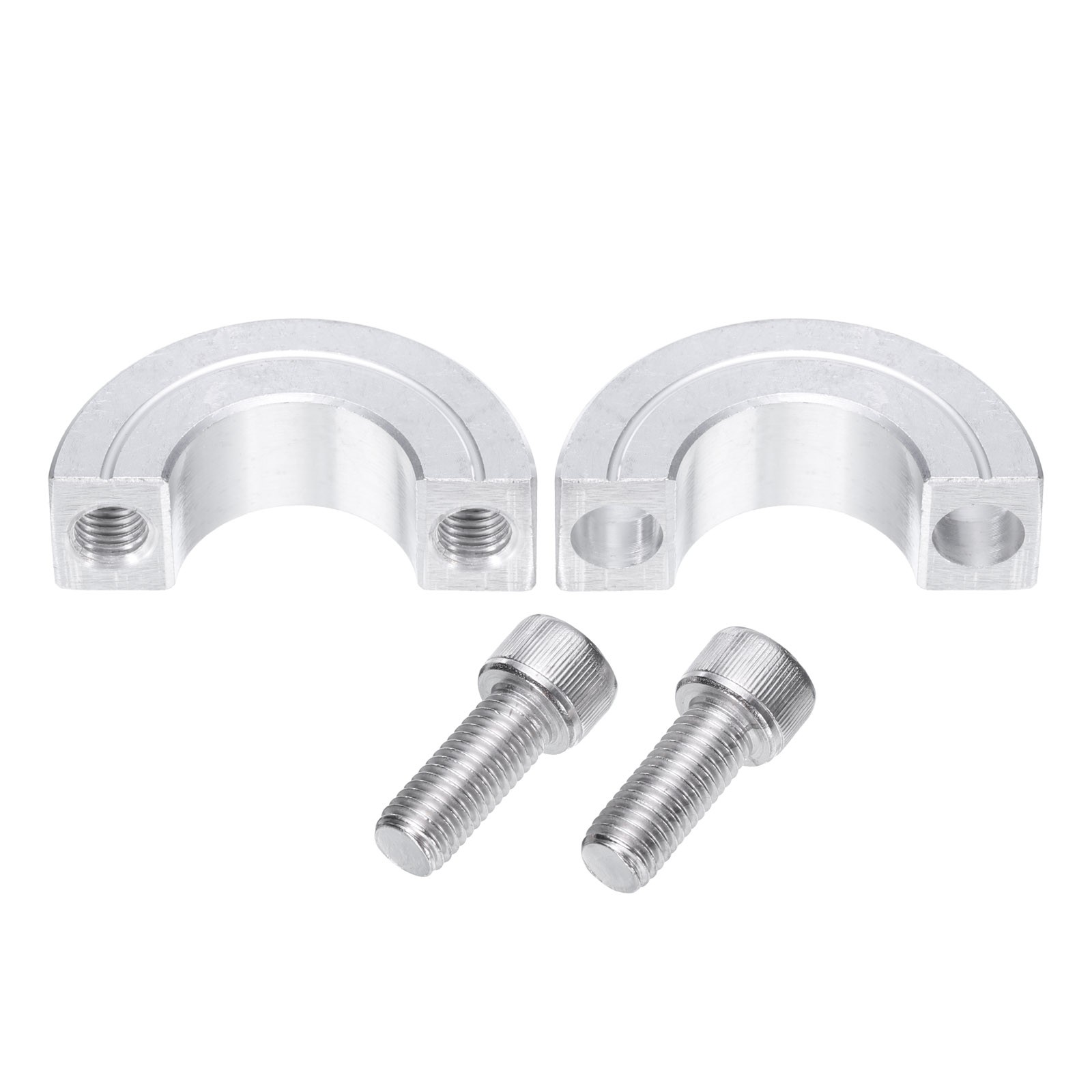 4 Set Double Split Shaft Collar 3/4" Bore Aluminum Clamping Collar 1-1/2" OD