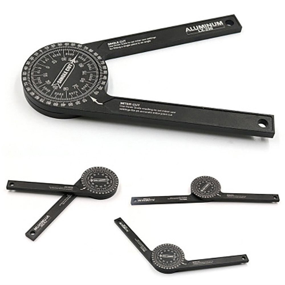 Aluminum Miter Saw Protractor | 7-Inch Rust Proof Angle Finder Precision Laser❥