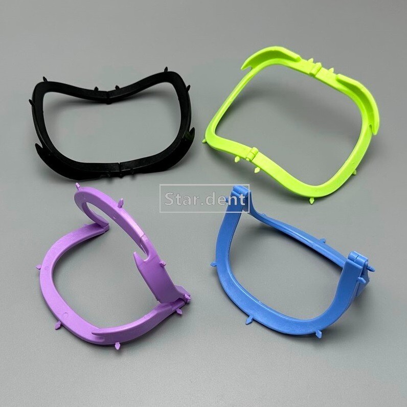 Dental Rubber Dam Sheet Foldable Frames Hager Light Film Bracket Plastic Frame