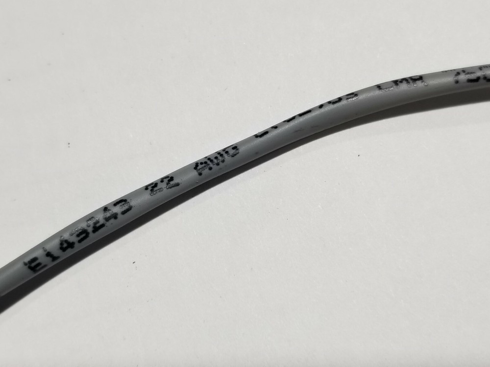 Windy City Wire 425102 22/2C Security/Control Cable Riser Gray/Blue Stripe/100ft