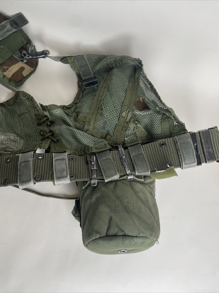 USGI Enhanced Tactical Load Bearing Vest Complete Kit BDU "EXCELLENT"