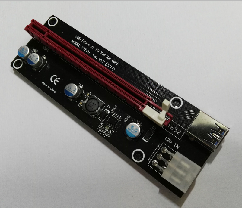 MINI PCI_E TO X16 PCIE RISER ADAPTER / GRAPHICS CARD PLUS TO LAPTOP