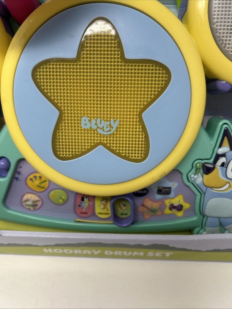 Vtec Bluey Hooray Drum Set