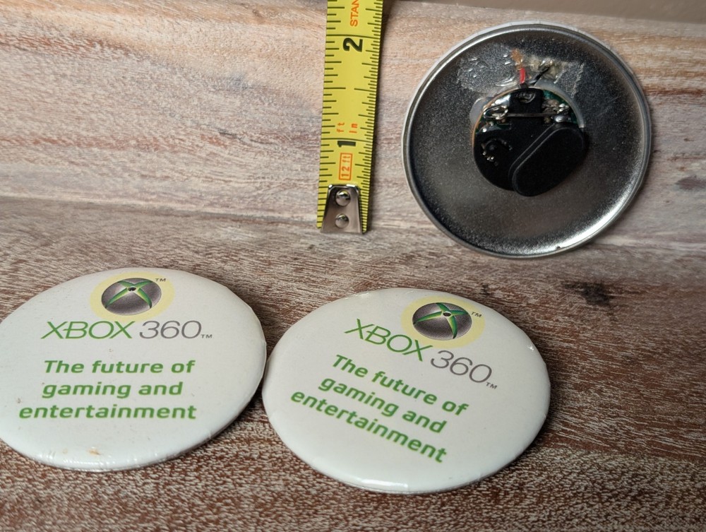 Xbox 360 Gaming Pinback Button For Advertising