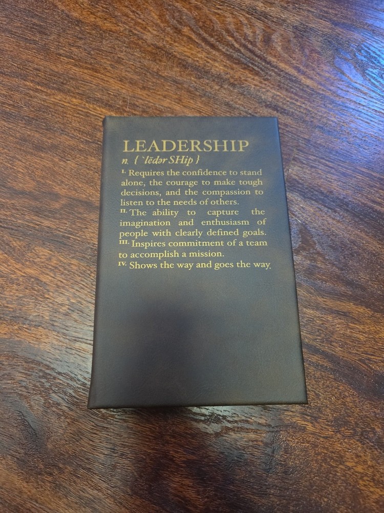 Leadership book journal never used