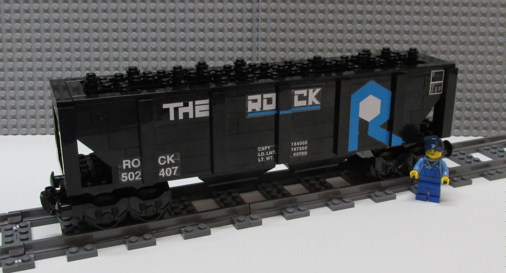 Custom Train The Rock Open Hopper -PLEASE READ DESCRIPTION-