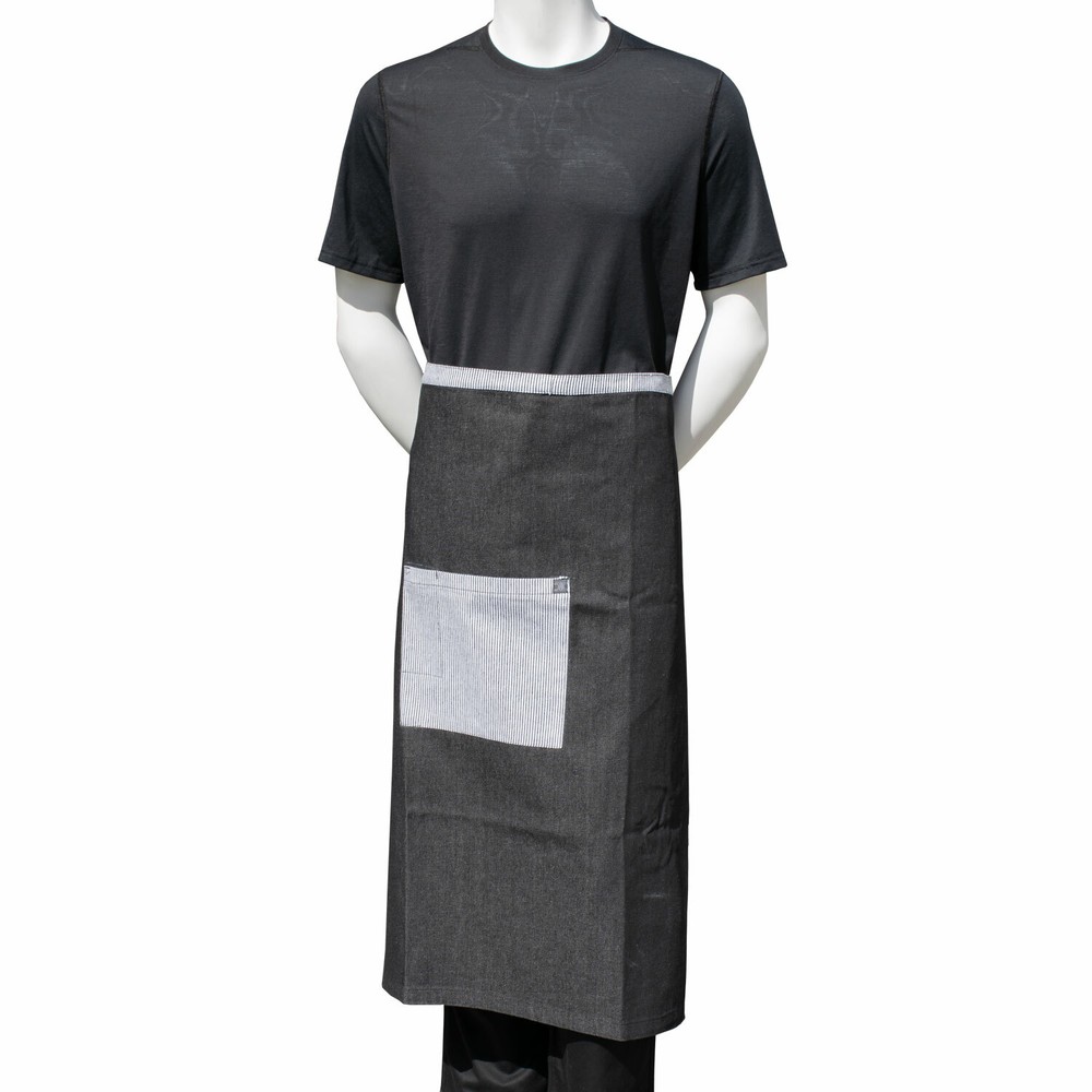 Chef Code 2-PACK 33" Waist Tie Apron with Large Pocket CC528DNM