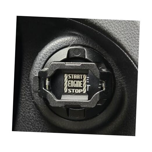 Cool Push to Start Button Cover, Engine Start Stop Button Cover, Car Interior