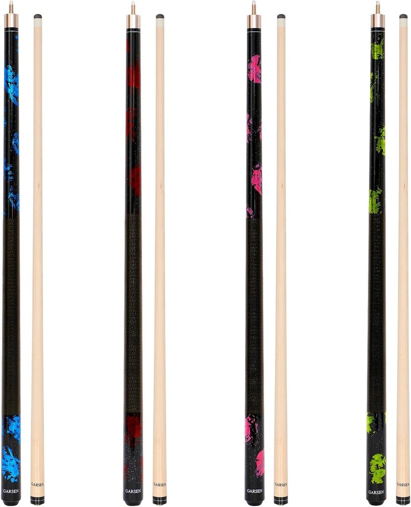 Intermediate Player's Choice: 58-Inch Maple Pool Cue with 3D Printing Tech