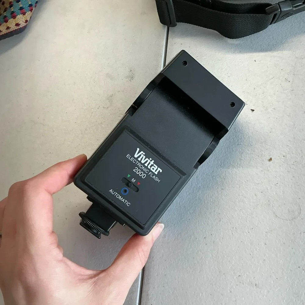 vivitar electronic flash 2000 Shoe Mount Flash-Not Tested