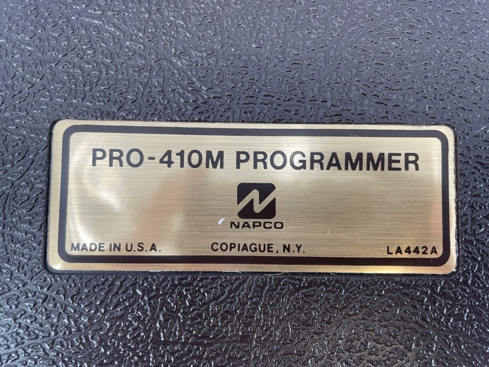 NAPCO PRO-410 PROGRAMMER PROGRAM TESTER VINTAGE PRO-410M