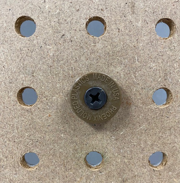 4 pack. PEG BOARD MOUNTING POSTS