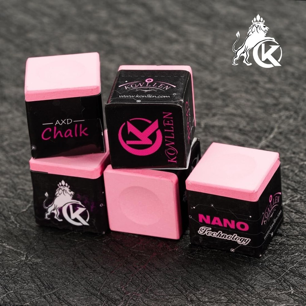 Durable Billiards Chalk with Nano Technology - Reduced Miscue for Precise Shots