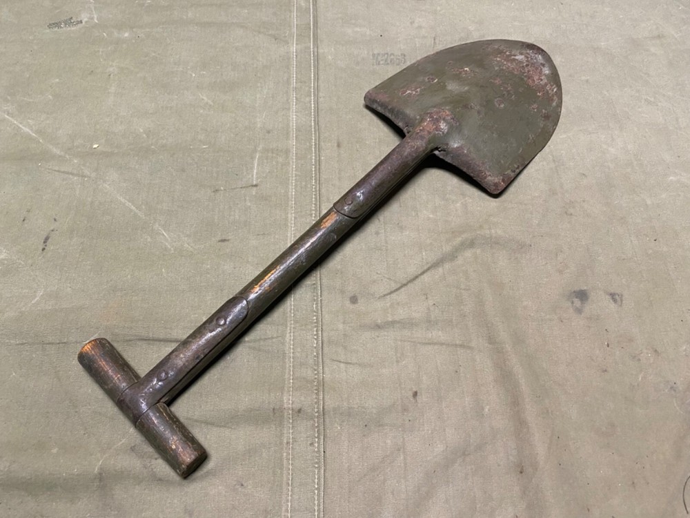 ORIGINAL WWI WWII US ARMY M1910 T-HANDLE FIELD E-TOOL ENTRENCHING SHOVEL