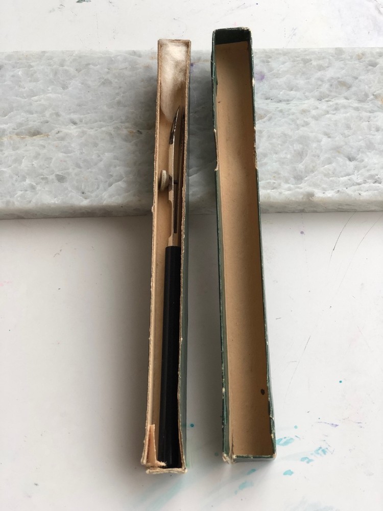Vintage Drafting Pen , Ruling Pen , Drafting Tool in original box