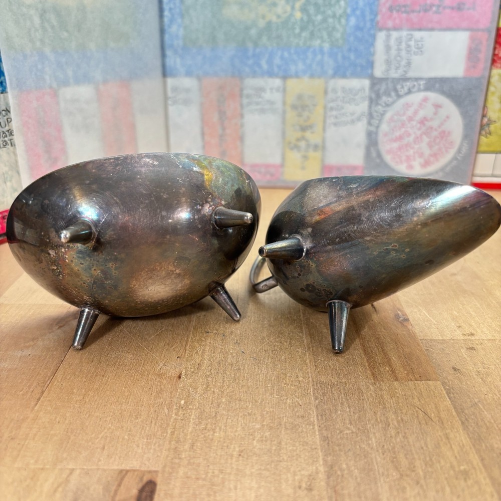 Vtg German 6 Piece Silverplate Service WMF Württembergische Metallwarenfabrik