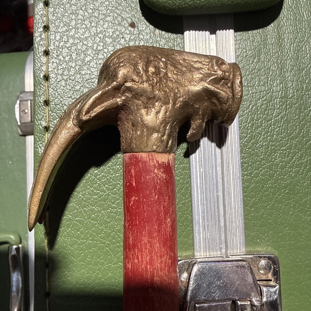 Vintage Brass Goat Hammer