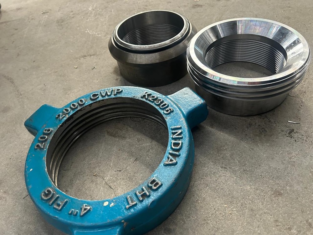 Hammer Union 4" Fig 206 (2000 CWP) Threaded Standard Service