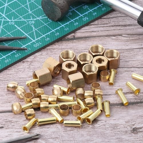 Compression Fittings, 1/4 Compression Fitting Brass Assortment Kit Include