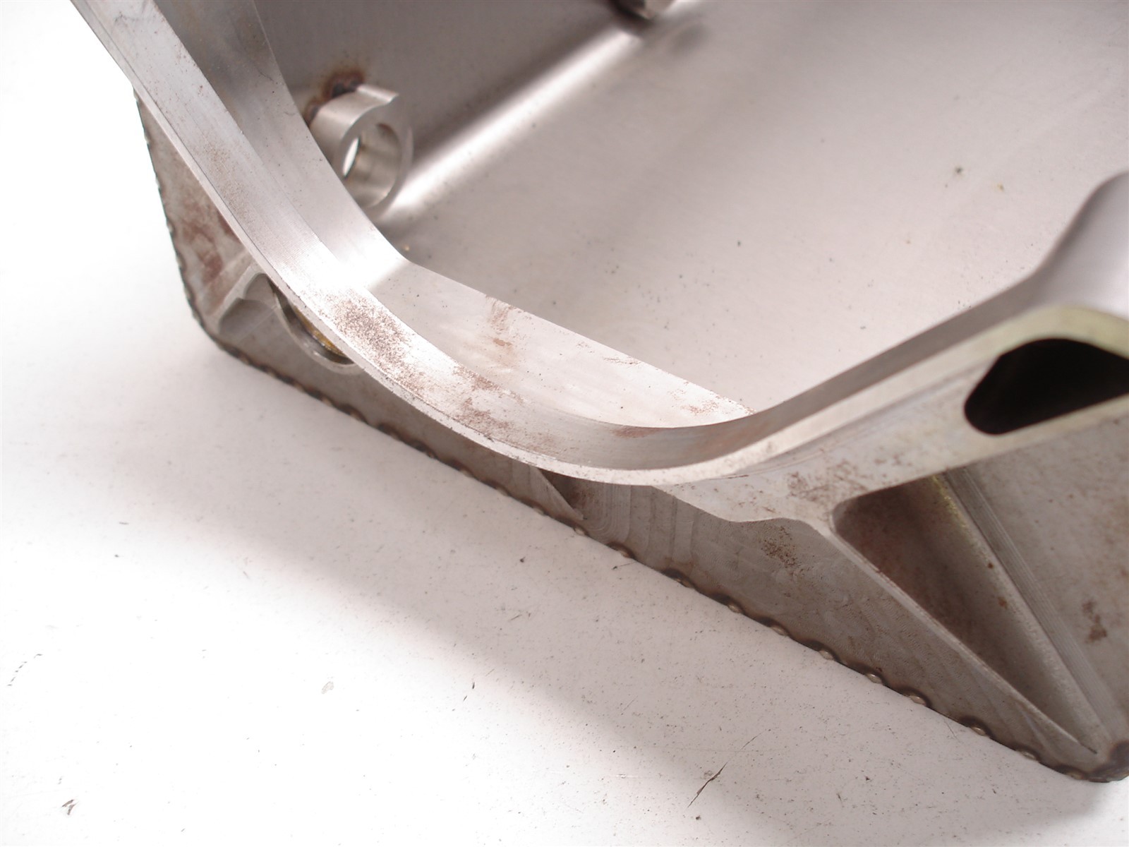 NEW PARTIALLY FINISHED NASCAR HENDRICK GM R07 R07.2 STAINLESS DRY SUMP OIL PAN