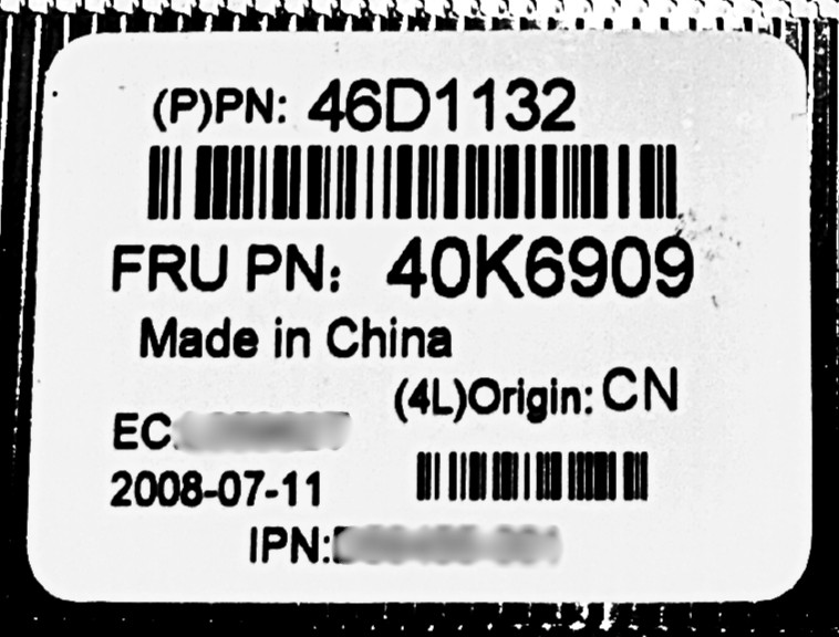 IBM 40K6909 HS21 Heatsink