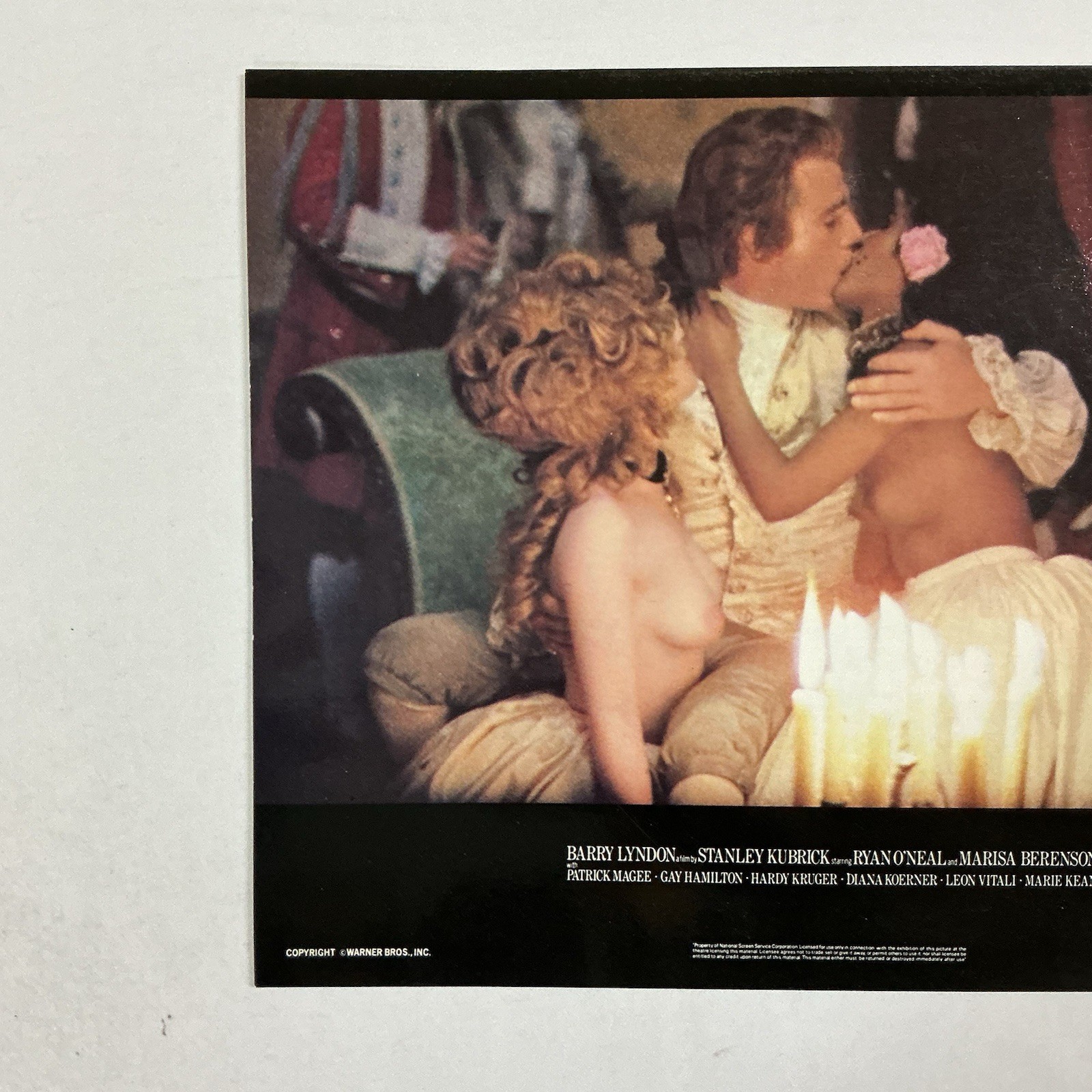 1975 Barry Lyndon Original 11x14” Lobby Card Stanley Kubrick Ryan O’Neal