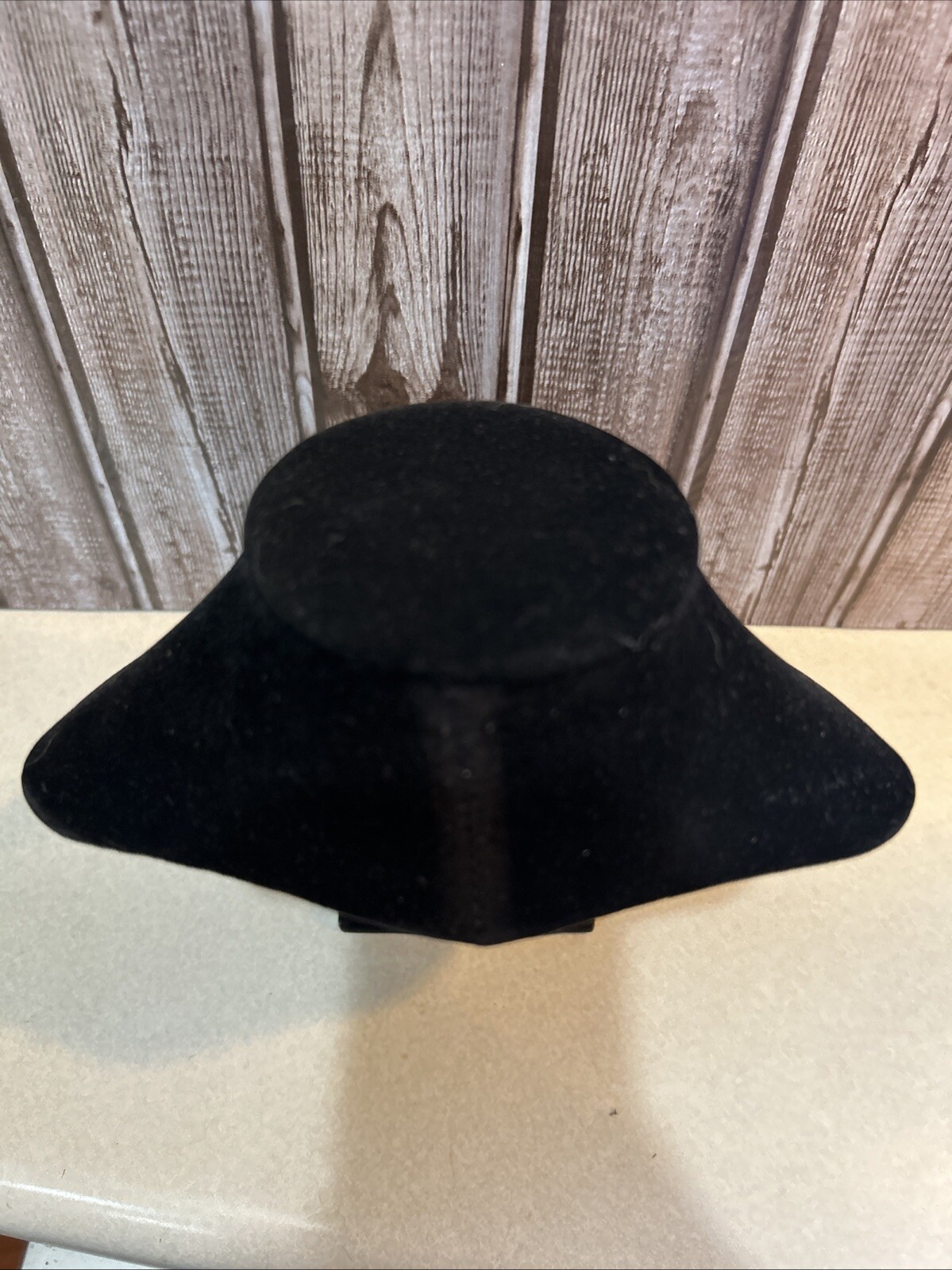 Necklace Display Mannequin Velvet Jewelry Stand, 9-Inch, Black