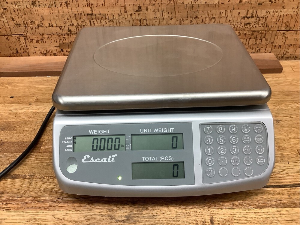 escali digital scale quantity and unit counting C136 -no Manual
