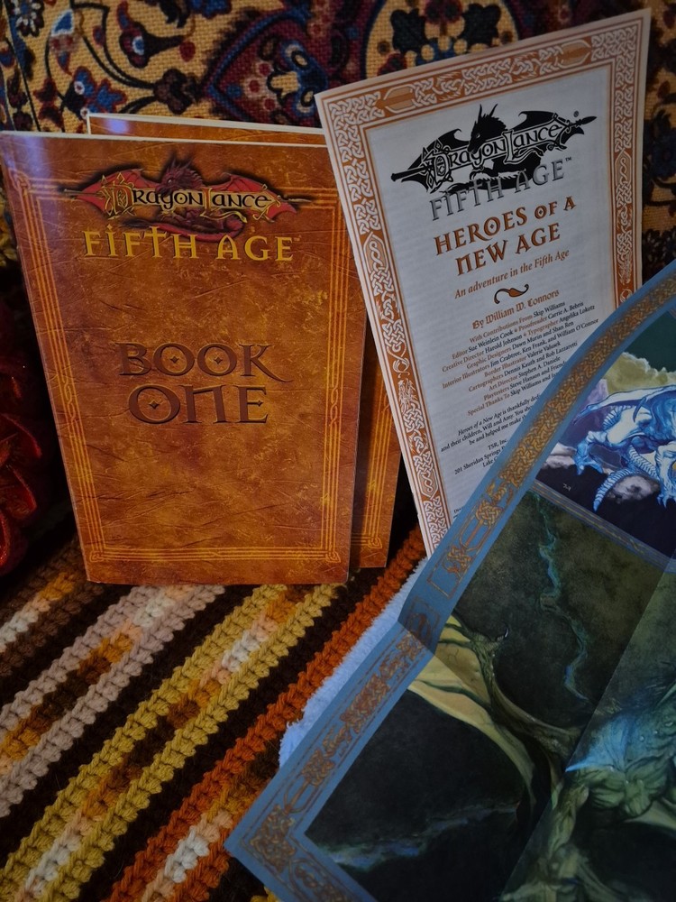 DragonLance Fifth Age Box Set 1998 AD&D TSR — Complete