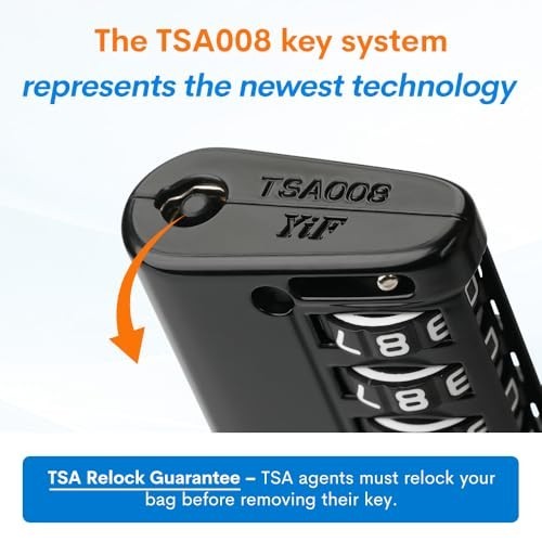 TSA Approved 4-Digit Combination Luggage Locks with Open Alert Indicator - 4 Pac