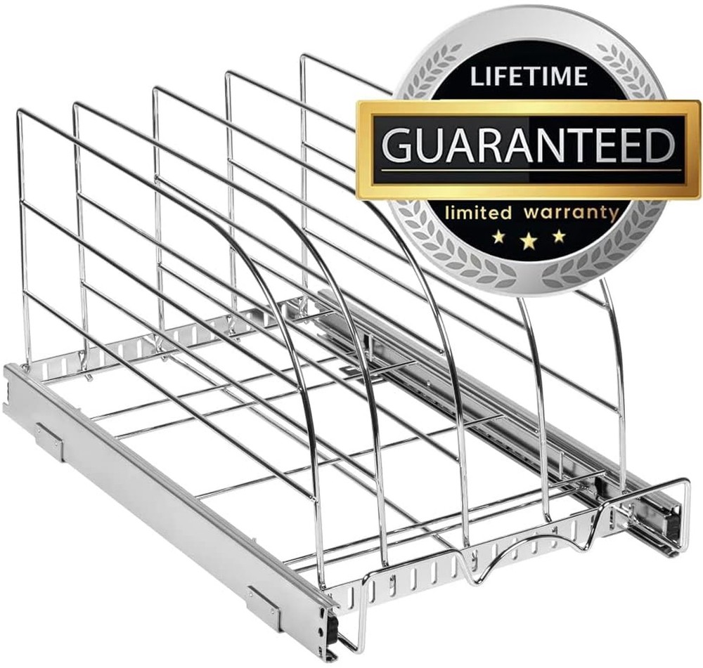 HOLDN’ STORAGE Pull Out Organizer for Bakeware, Cutting Board and Trays, A