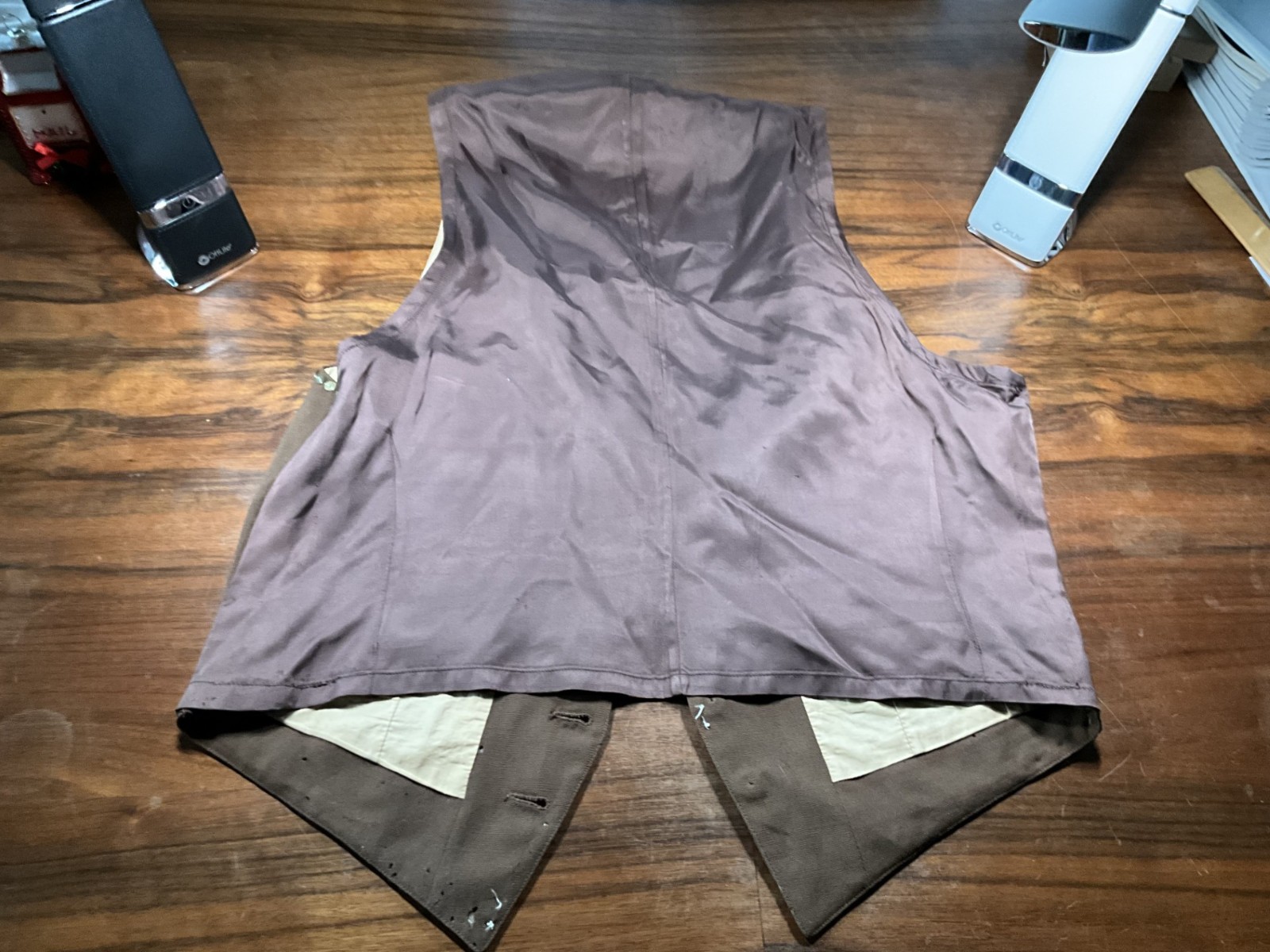 Vintage Native American Vest With Brass Sequins