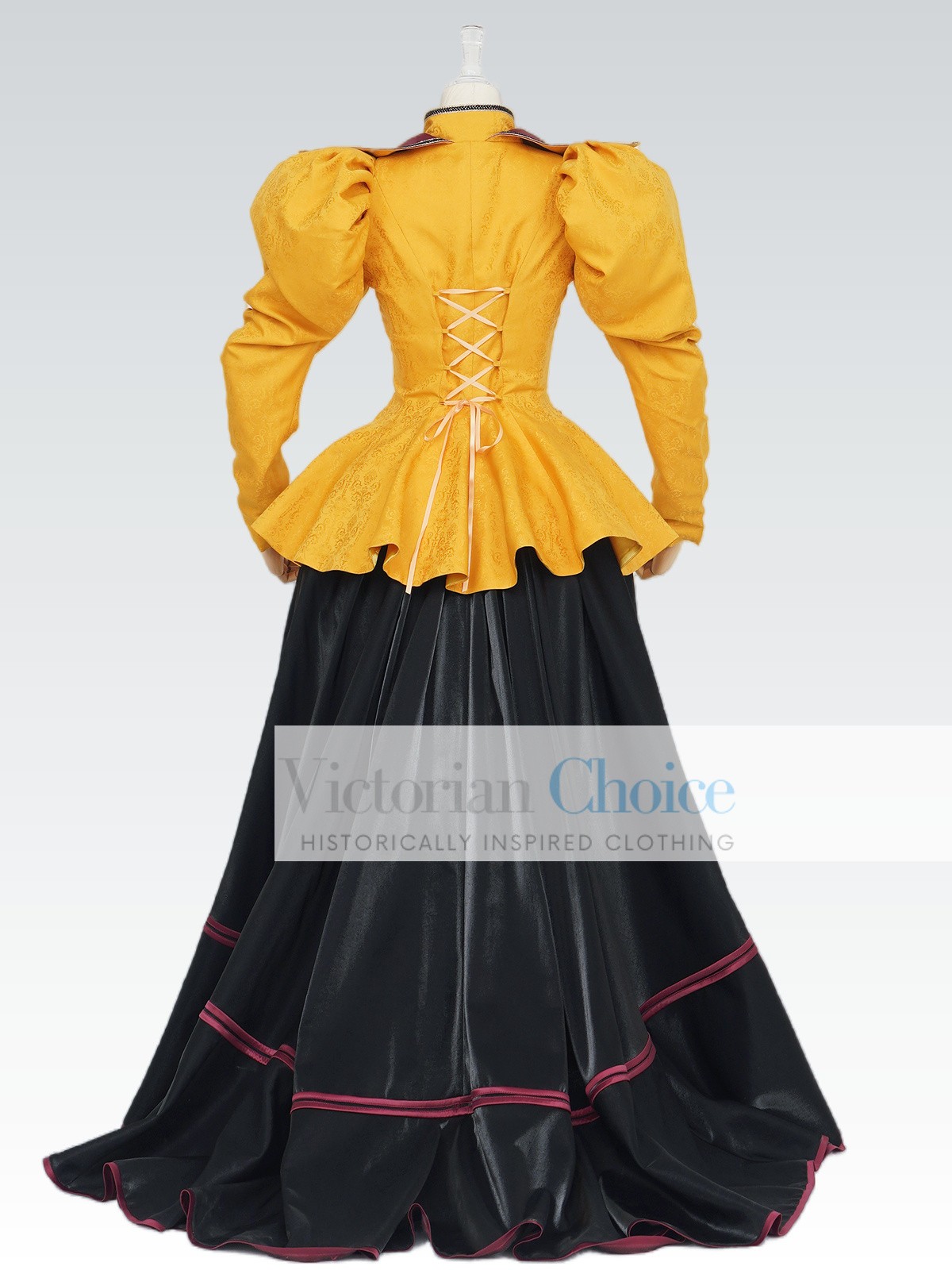 Victorian Vintage Gilded Era 1880s 1890s Period Dress Gown Theater Costume 2418