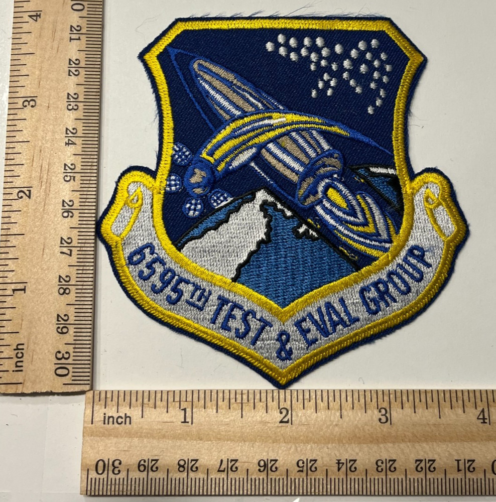 US AIR FORCE PATCH: 6595th Test and Evaluation Squadron Cold War ICBM Vandenberg