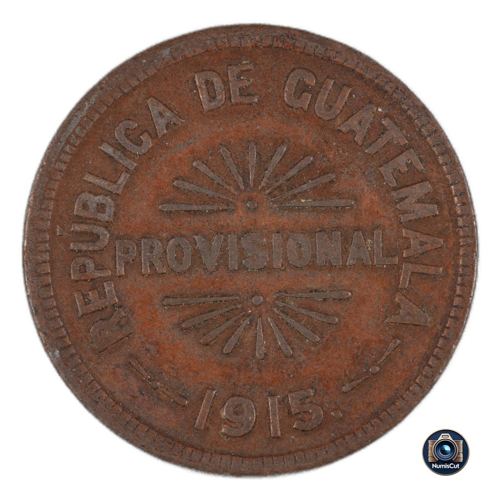 Guatemala - 25 Centavos - 1915