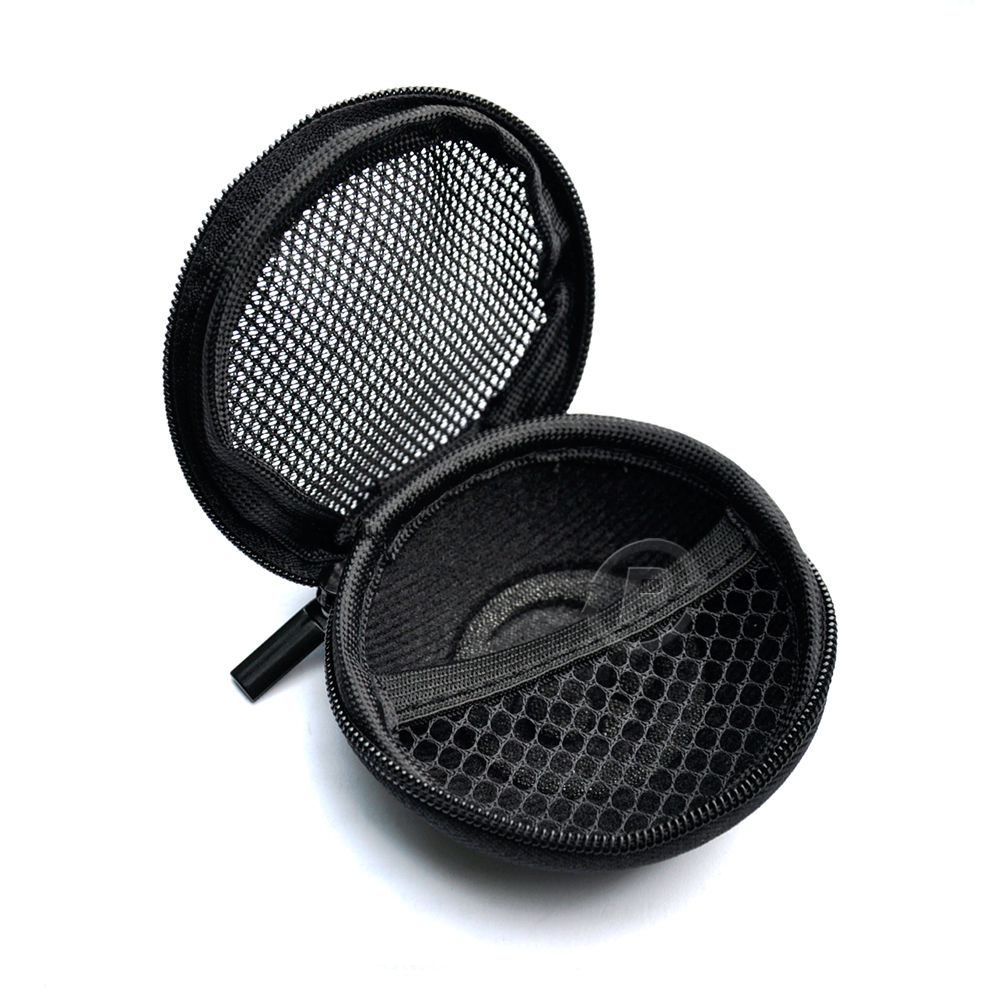 Skull Carrying Case Protective Storage Zip Bag For Skullcandy In-Ear Headphones