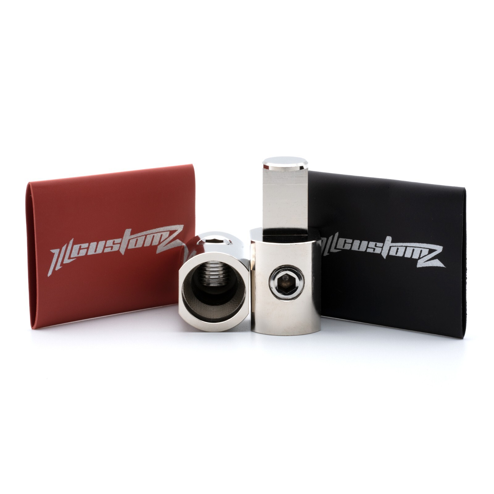 Pair ILL Customz Power and Ground 1/0 to 1/0 AWG 0 Gauge Amp Input Reducers