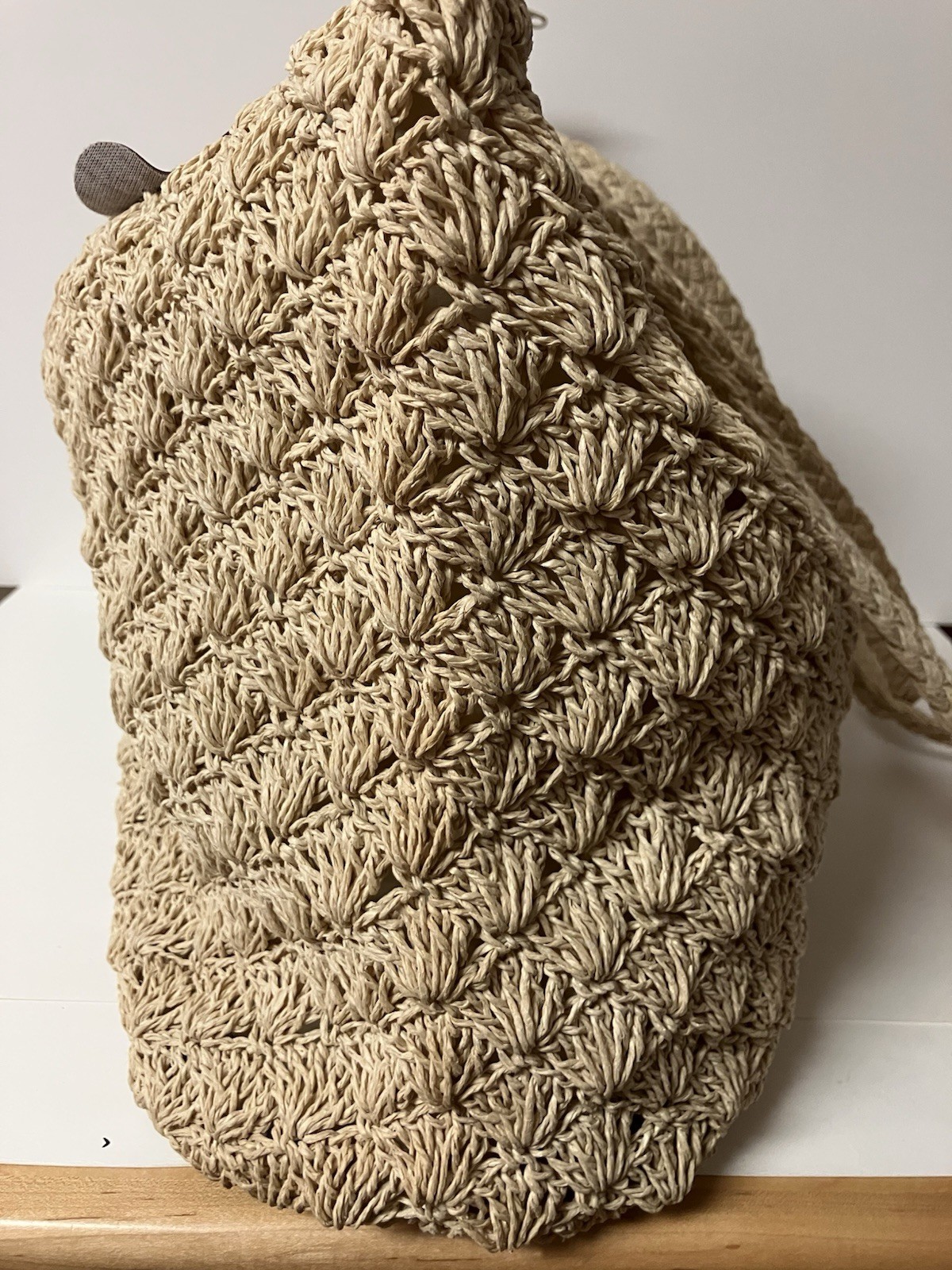 VINTAGE Disney Lady & the Tramp Woven Straw Tote Wallet Card Coin Case Lot EUC