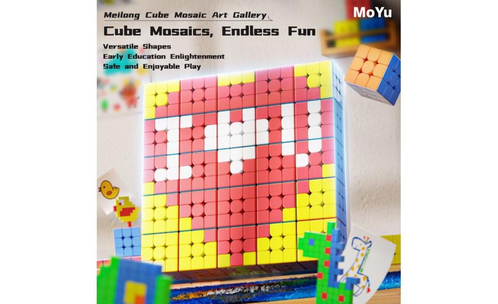 MoYu Mosaic Cube Bundle (Mini Cubes) Great for mosaic art, Bulk set