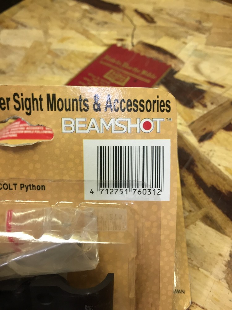 NOS Beamshot Laser Mount # RV3 Revolver Mount Colt Diamondback King Cobra Python