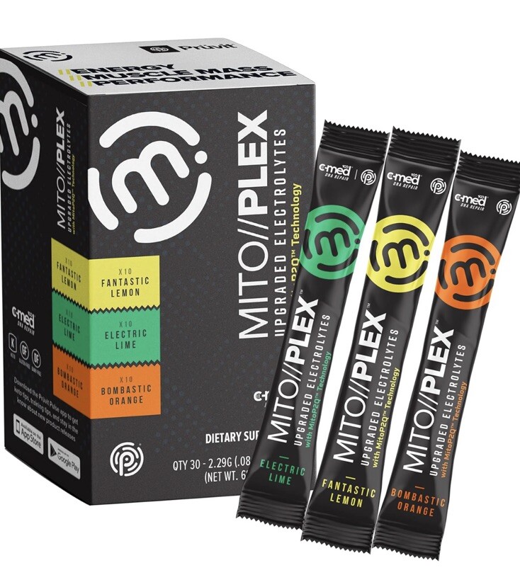 MITO PLEX Upgraded Electrolytes by Pruvit Citrus Variety - 30 packets