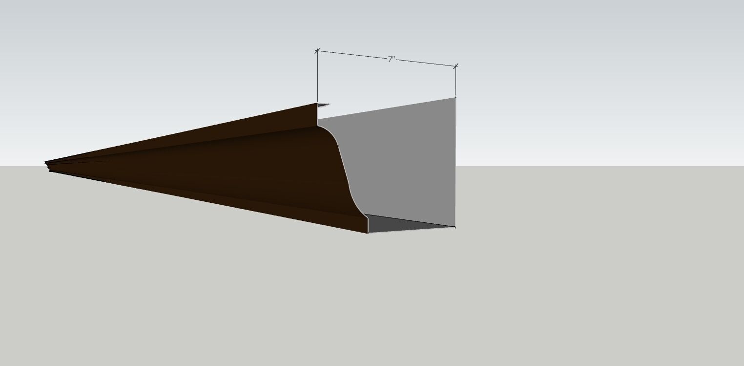 7 Inch Galvanized steel inside gutter hangers 16 Gauge 1 box of 100