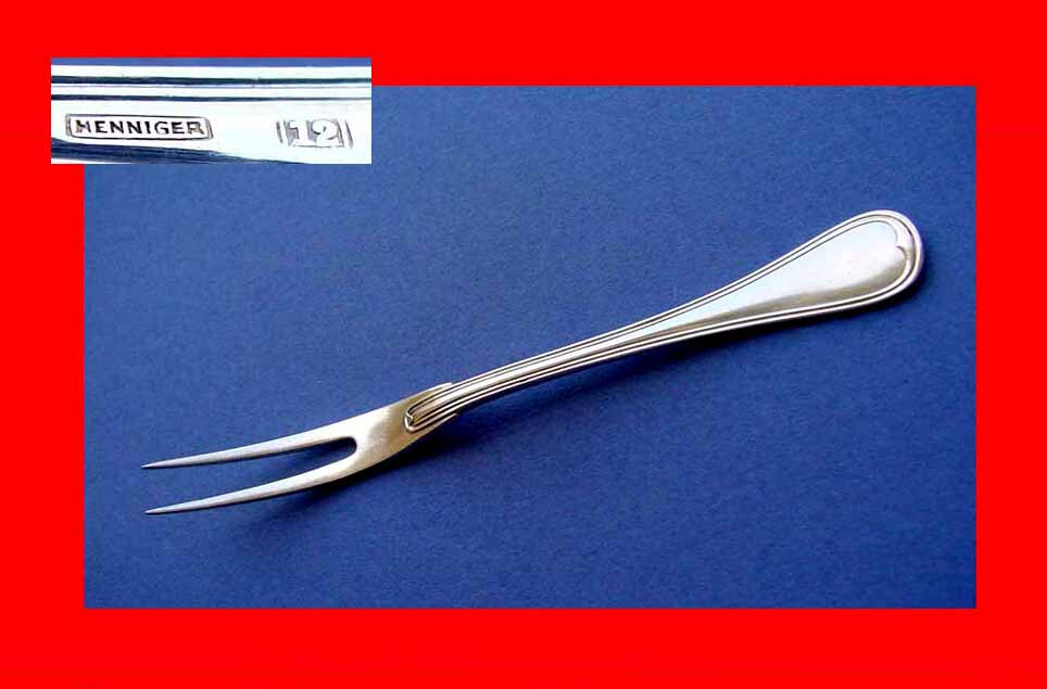 Serving Fork, Henniger, Silver Plated B28