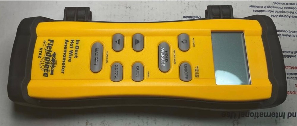 Fieldpiece In-Duct Hotwire Anemometer - Used