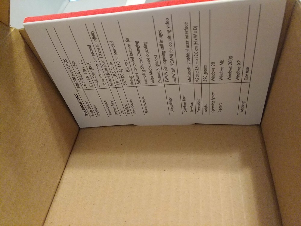 Ezonics EZ Cam II USB PC Digital Video Camera Webcam for Windows 98, ME, 2000 XP