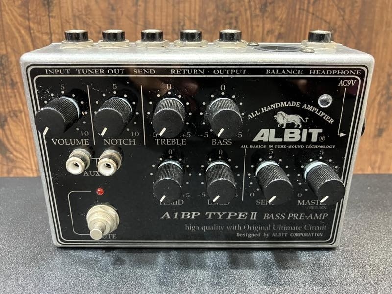 ALBIT A1BP Type II 4-Band Active Tone Control Audio Equalizer Used