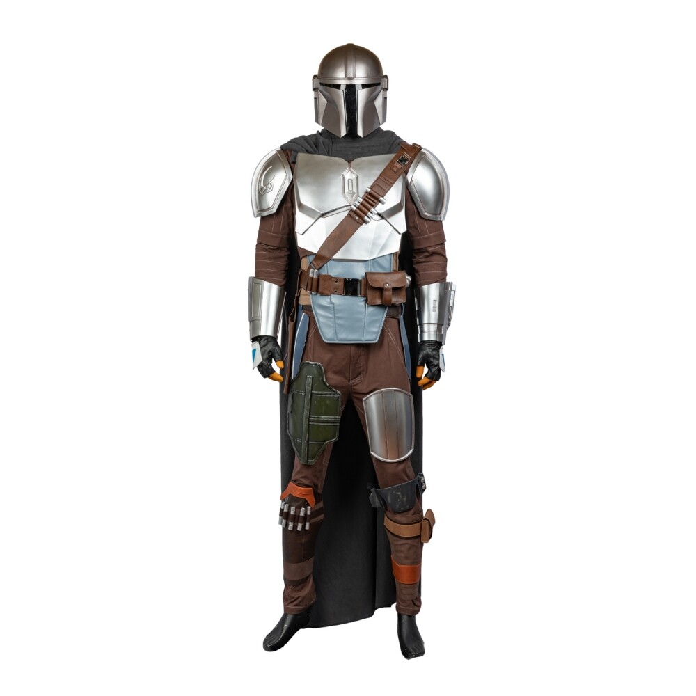 Star Wars The Mandalorian Din Djarin Cosplay Beskar Steel Armor Costume Fell Set