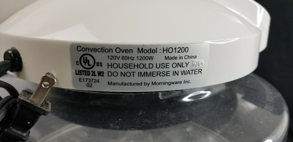 Flavor Wave Oven Deluxe Model HO1200