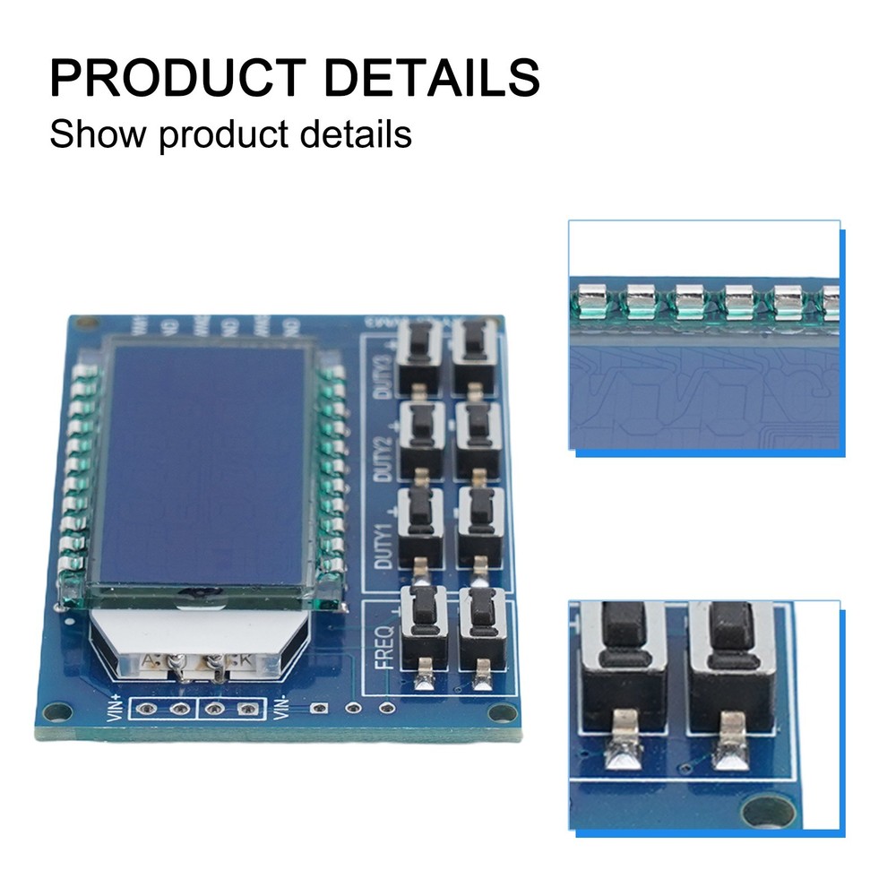 Adjustable Pulse Generator for Controlling Related Circuits LCD Display