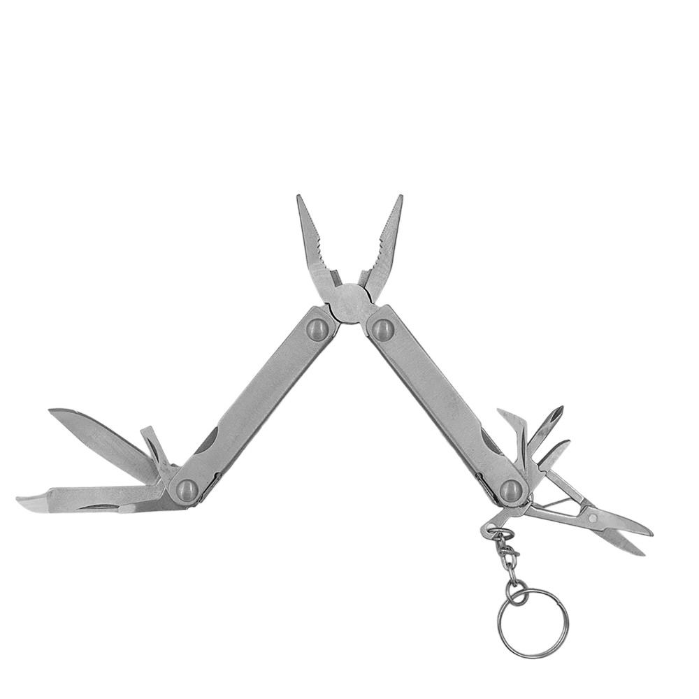 Zenport MFT27 Mini 12-Function Multi-Tool w/ Case, Silver